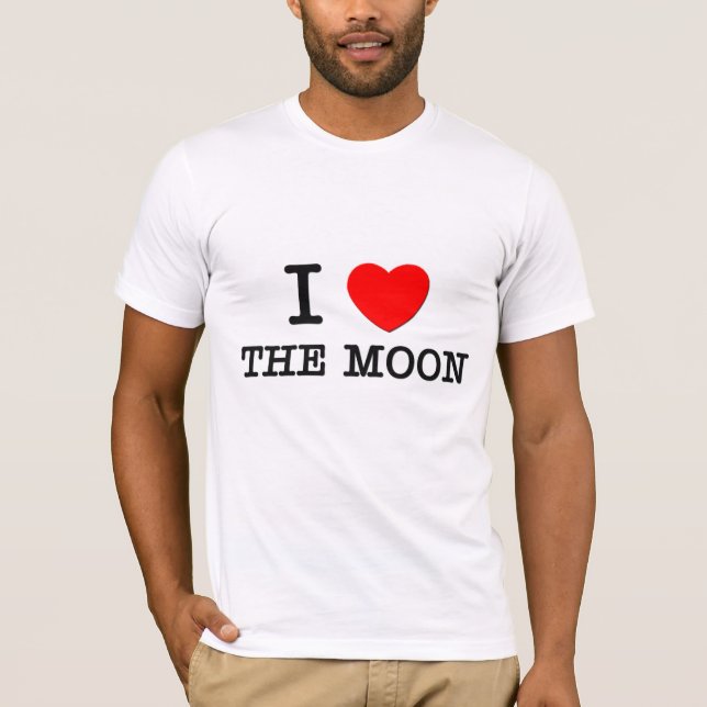 Camiseta Amo la luna (Anverso)