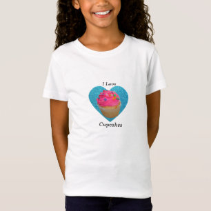 Camiseta Amo la magdalena rosada de las magdalenas