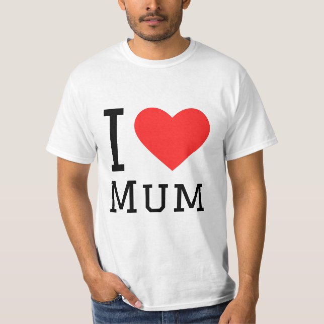 Camiseta Amo la mamá (Anverso)