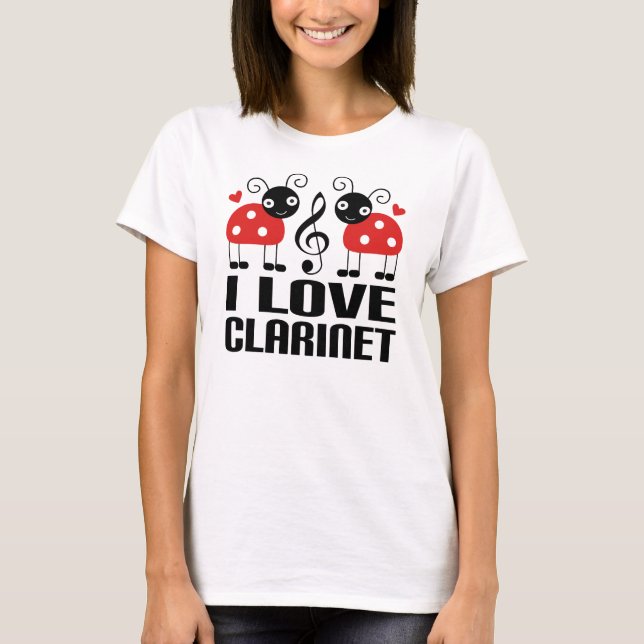 Camiseta Amo la mariquita del Clarinet (Anverso)