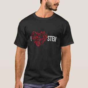 Camiseta Amo la matemática de ingeniería de ciencia, tecnol