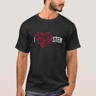 Camiseta Amo la matemática de ingeniería de ciencia, tecnol