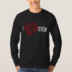 Camiseta Amo la matemática de ingeniería de ciencia, tecnol