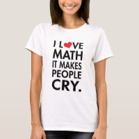 Amo la matemáticas, él hago que la gente llora