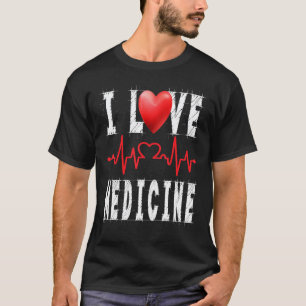 Camiseta Amo La Medicina Enfermera Duerme Todo El Día Enfe