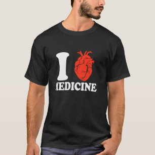 Camiseta Amo la medicina Enfermera Vida Estudiante de enfer
