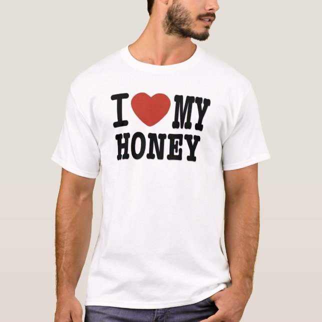 CAMISETA AMO LA MIEL (Anverso)