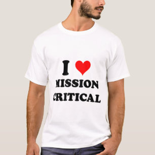 Camiseta Amo la misión crítica