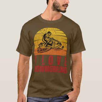 Camiseta Amo la moto de nieve 7