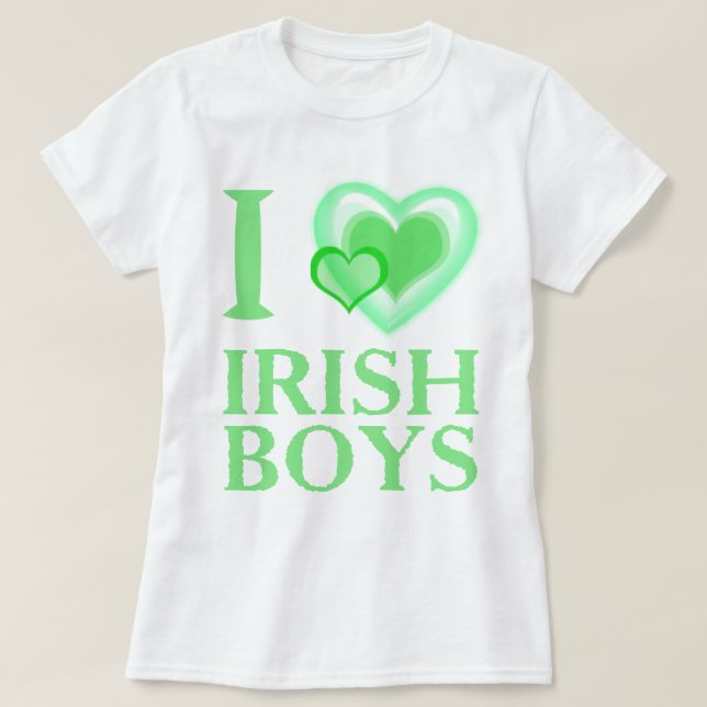 Camiseta Amo la muñeca irlandesa de las señoras de los (Diseño del anverso)