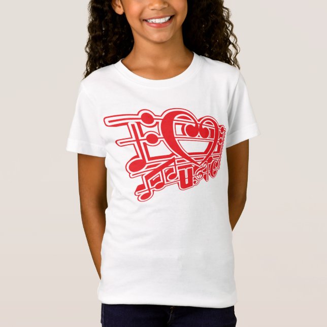 CAMISETA AMO LA MÚSICA (Anverso)