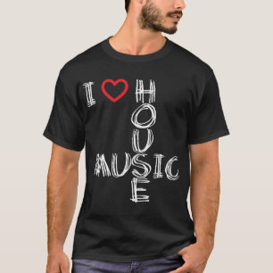 Camiseta Amo la música 4 de la casa