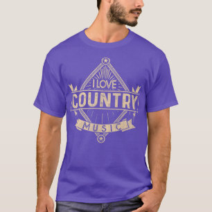 Camiseta Amo la música country