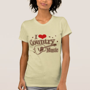 Camiseta Amo la música country