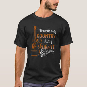Camiseta Amo la música country