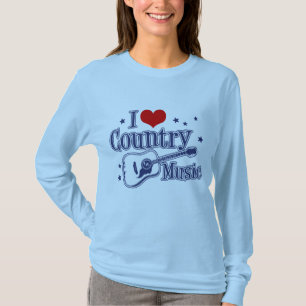 Camiseta Amo la música country