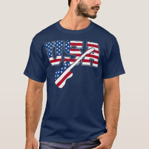 Camiseta Amo la música country USA Vintage Guitar American