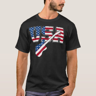 Camiseta Amo la música country USA Vintage Guitar American