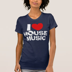 Camiseta Amo la música de House