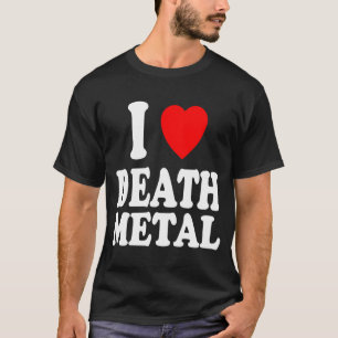 Camiseta Amo la Música de Metal de Muerte Rock Moshpit Hard
