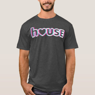 Camiseta Amo la música EDM I Love House Music