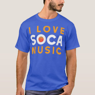 Camiseta Amo la música soca - soca