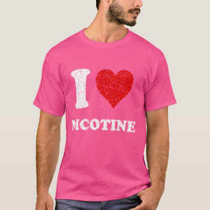 Camiseta Amo La Nicotina, Un Estilo Que Se Desgaste En El G