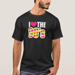 Camiseta Amo la nostalgia del retroceso de los 90 en los añ