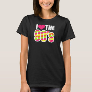 Camiseta Amo la nostalgia del retroceso de los 90 en los añ