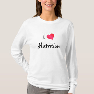 Camiseta Amo la nutrición