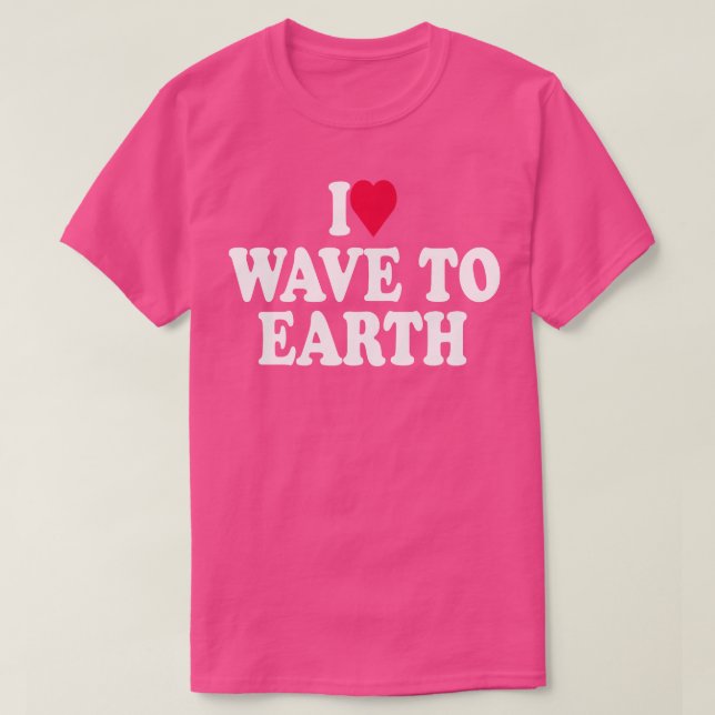 Camiseta Amo La Ola A La Tierra (Diseño del anverso)