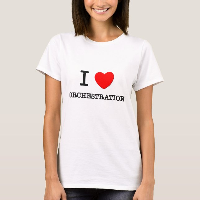 Camiseta Amo la orquestación (Anverso)