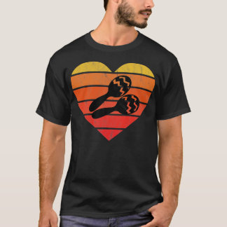 Camiseta Amo la percusión cubana en Maracas