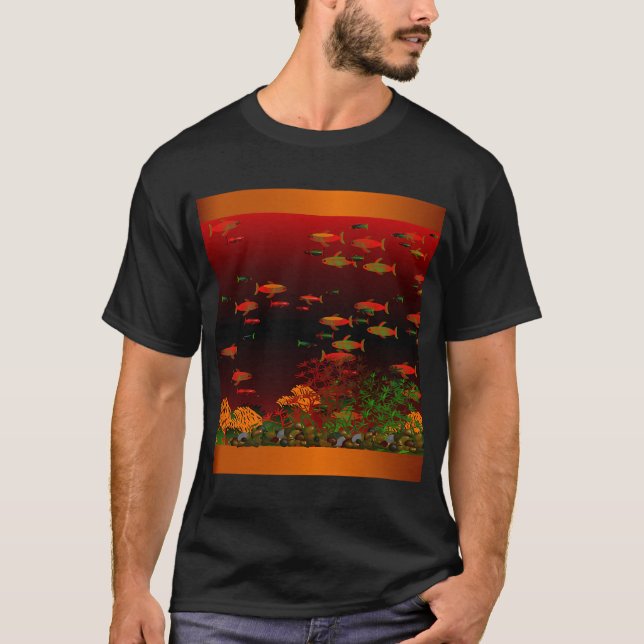 Camiseta Amo la pesca (Anverso)