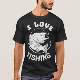Camiseta Amo la Pesca Regalo Divertido para Amante de la Pe