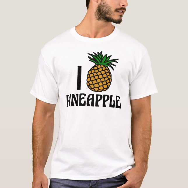 Camiseta Amo la piña (Anverso)