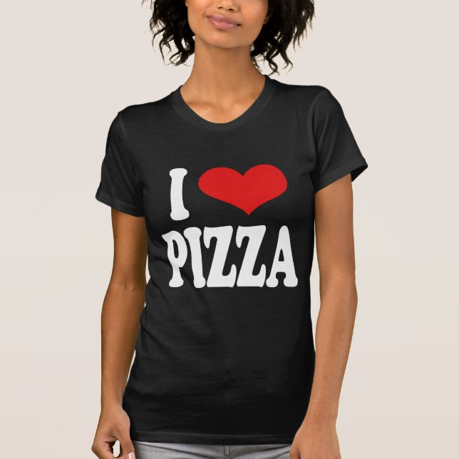 Camiseta Amo la pizza (Anverso)