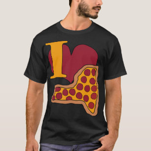 Camiseta Amo la pizza de Nueva York