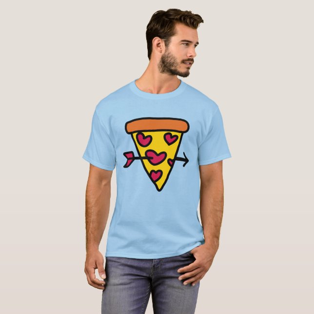 Camiseta Amo La Pizza Por Siempre (Anverso completo)