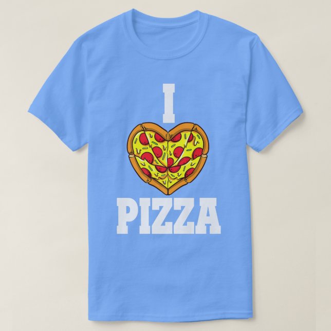 Camiseta Amo La Pizza Retro Graciosa Pizza Lover Comida Ráp (Diseño del anverso)