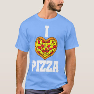 Camiseta Amo La Pizza Retro Graciosa Pizza Lover Comida Ráp