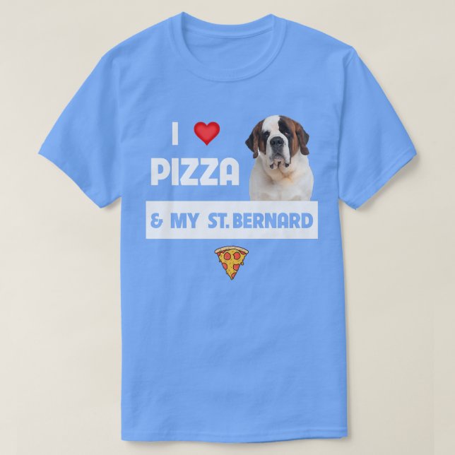Camiseta Amo La Pizza Y Mi St 1811253 (Diseño del anverso)