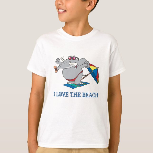 CAMISETA AMO LA PLAYA (Anverso)