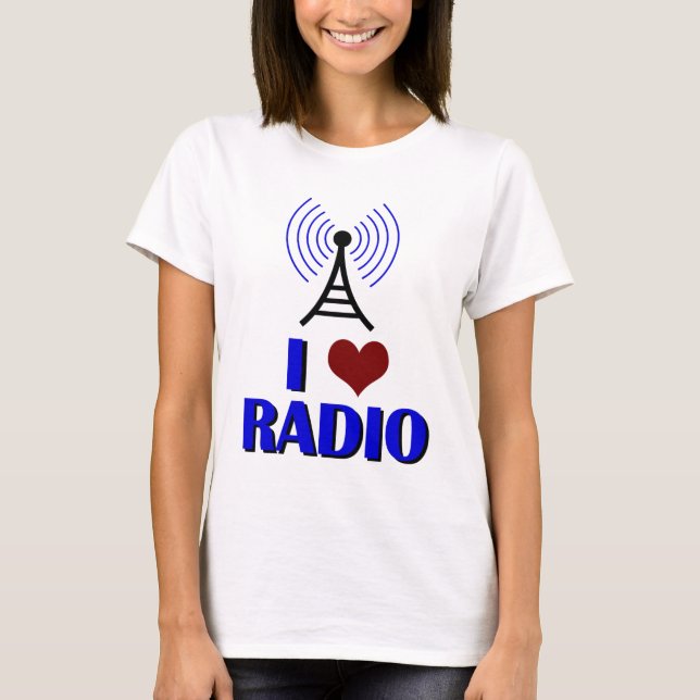 Camiseta Amo la Radio (Anverso)
