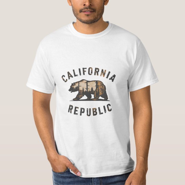 Camiseta Amo la República de California (Anverso)