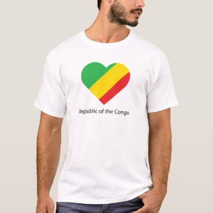 Camiseta Amo la República del Congo