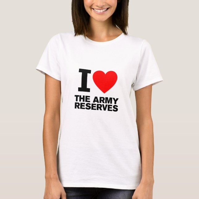 Camiseta Amo la Reserva de mi Ejército (Anverso)
