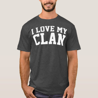 Camiseta Amo la Reunión de la Familia Clan