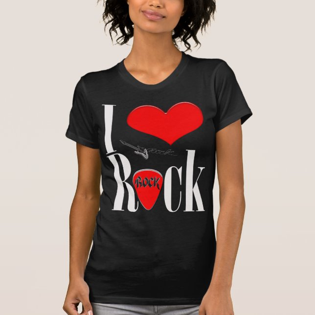 Camiseta Amo la roca (Anverso)