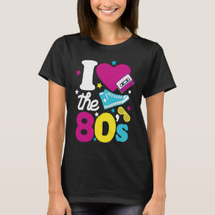 Camiseta Amo la ropa de los 80's 80s para mujeres y hombres